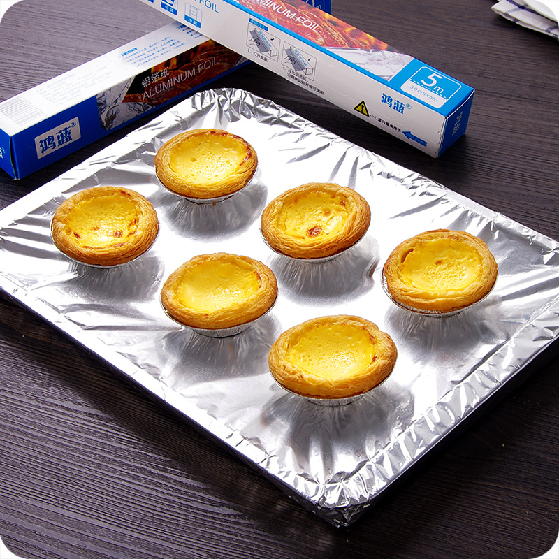 Household Thickened Tin Foil Disposable Baking Foil Barbecue Oil Paper Silicone Oil Paper Oven Foil 30Cm Wide Specification drawing