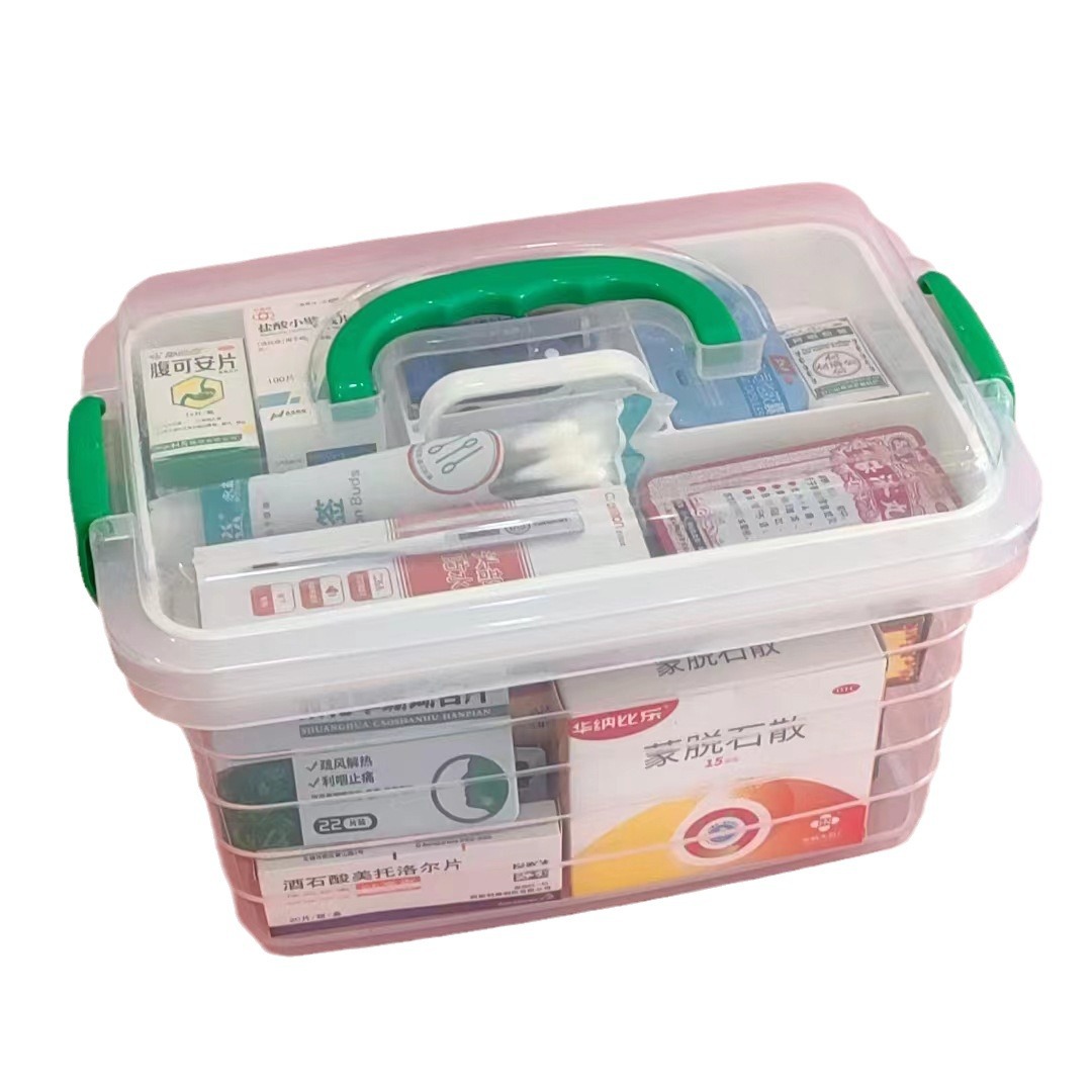 Factory direct sales of large household medicine boxes, family medicine boxes, multi-layer medicine classification and storage boxes Item Picture