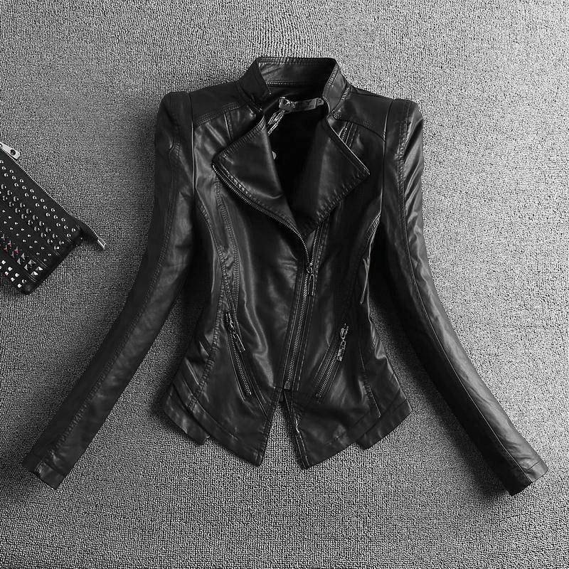 Short women's leather jacket, Haining genuine leather jacket, streetwear jacket 2022 new trendy spring and autumn collection, fashionable new wallet Specification image