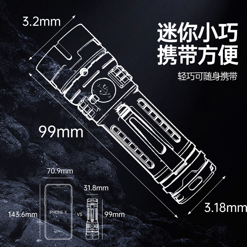 手电筒、手握式电筒实物图