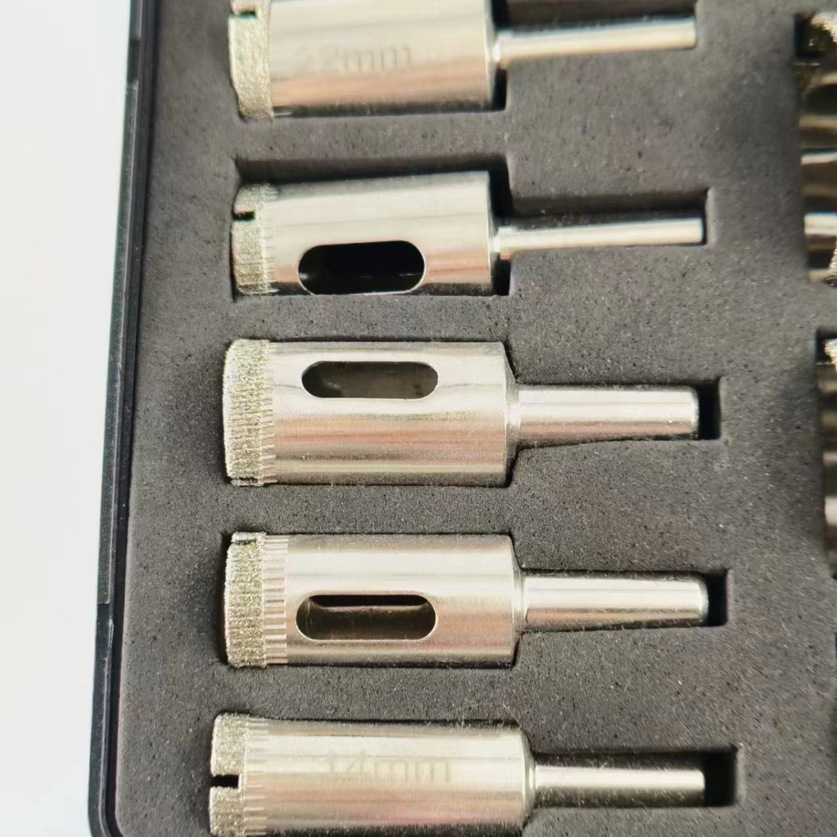Glass hole opener set of 12 pieces, set of cutting tools 6-35mm, tile, marble and glass hole opener