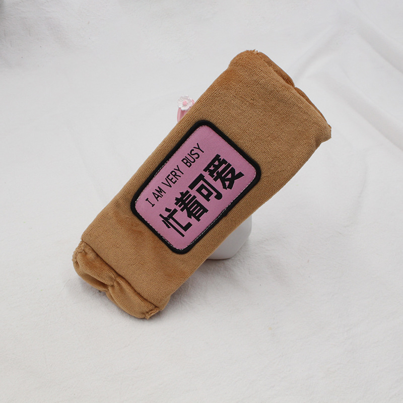 Korean Version Personality New Simple Cartoon Funny Text Face Wash Hair Band Students Sell Cute Network Red Cute Headband Application Scenario