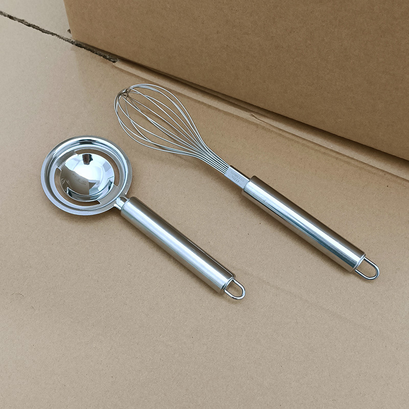 Stainless steel whisk Egg white separator Simple baking utensils Household egg cream mixer Factory direct details Picture