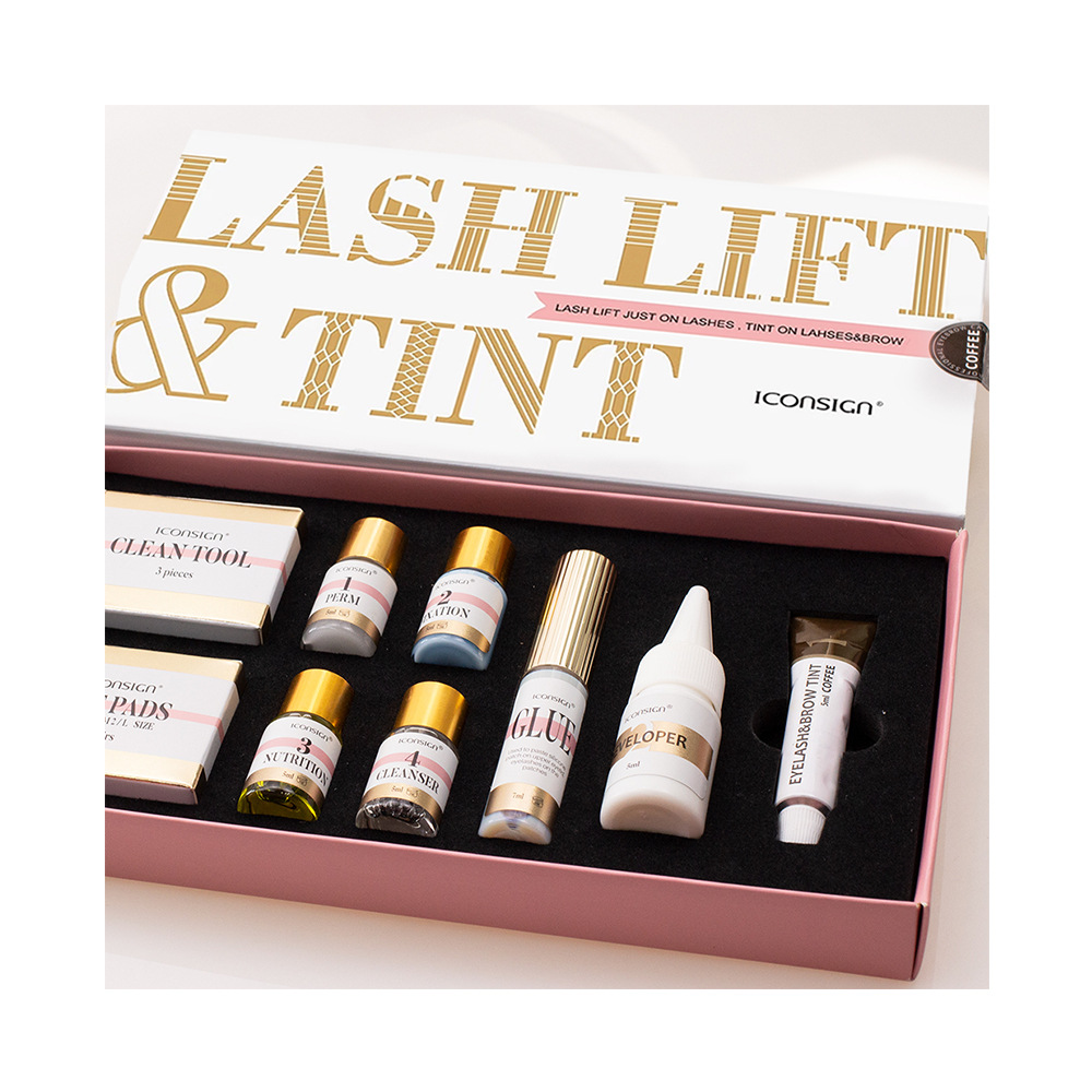 Lashlift Eyelash Beauty Accessories Beauty Salon Selling Eyebrow Dye Curl Keratin Eyelash Perm Set Specification drawing