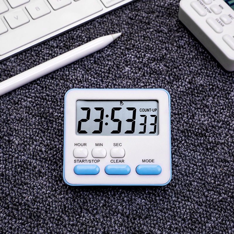 New silent multi-functional timer, student time manager, kitchen and bedroom timed reminder clock, alarm clock pic 15