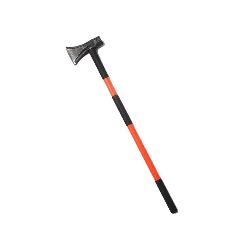 Long-handled axe for splitting firewood and felling trees, large track for chopping firewood, hand-forged for cutting trees, household use, all-steel handle Item Picture