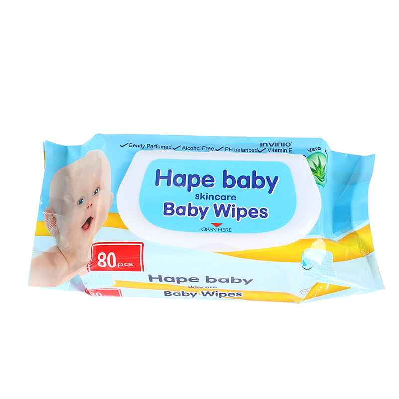 Baby Hand And Mouth Wipes 80 Tablets For Household Travel Portable Cleaning And Wiping Disposable Baby Wipes Item Picture