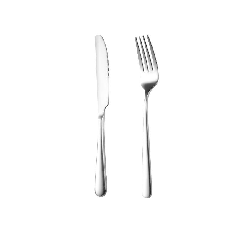 西餐餐具牛排刀套装餐叉餐刀组合一套家用叉子不锈钢刀叉礼盒装白底实物图