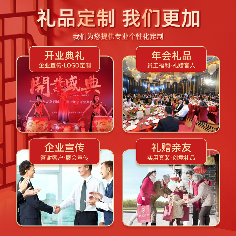 Business gift sets, coffee cups, cervical spine gift boxes, corporate and company customized logo souvenirs for customer activities Specification image