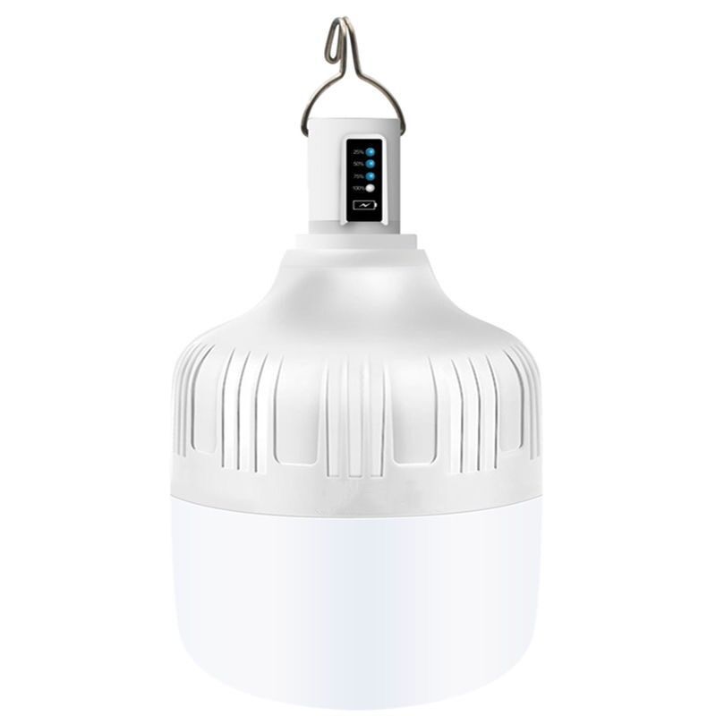 USB rechargeable bulb, emergency lighting in case of power failure, household mobile ultra-bright outdoor led, night market stall light Item Picture