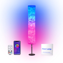 RGB atmosphere light fill light living room light folding splicing cloth floor lamp graffiti intelligent remote control