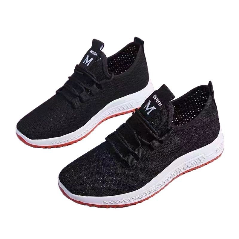 Summer white sneakers, women's mesh sports shoes, women's shoes, nurse women's shoes, home summer mesh shoes, women's breathable with perforation Item Picture
