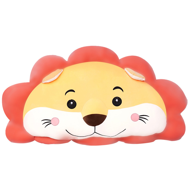 Cartoon New Sunflower Headboard Pillow Creative Cute Lion Sleeping Clamp Leg Pillow Cute Animal Backrest Item Picture