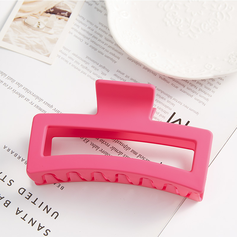Korean Hair Grab Hair Square Clip Headdress Clip Back Head Clip Extra Large Clip Clip Hair Amount Shark Clip details Picture