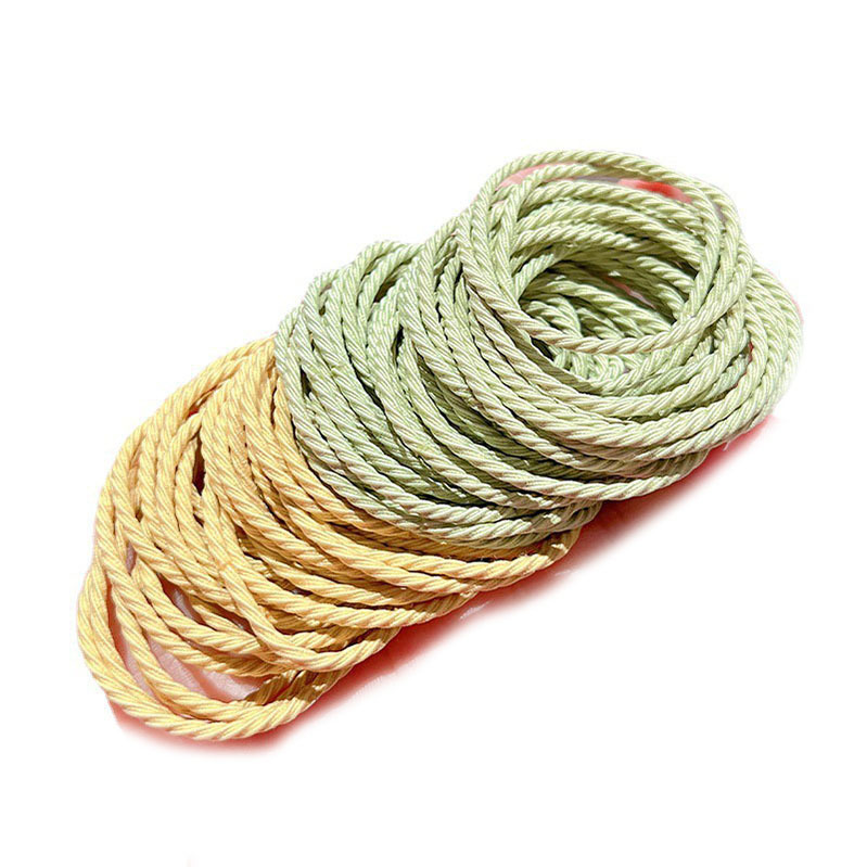Barrel With 100 Thread Non-Slip Hair Band High Elasticity Barrel With Korean Hair Rope With Horsetail Ball Women's Rubber Band Batch Item Picture