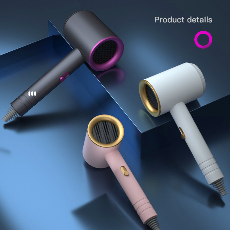 厂家批发蓝光家用电吹风发廊大功率吹风机宿舍速干静音吹风筒跨境