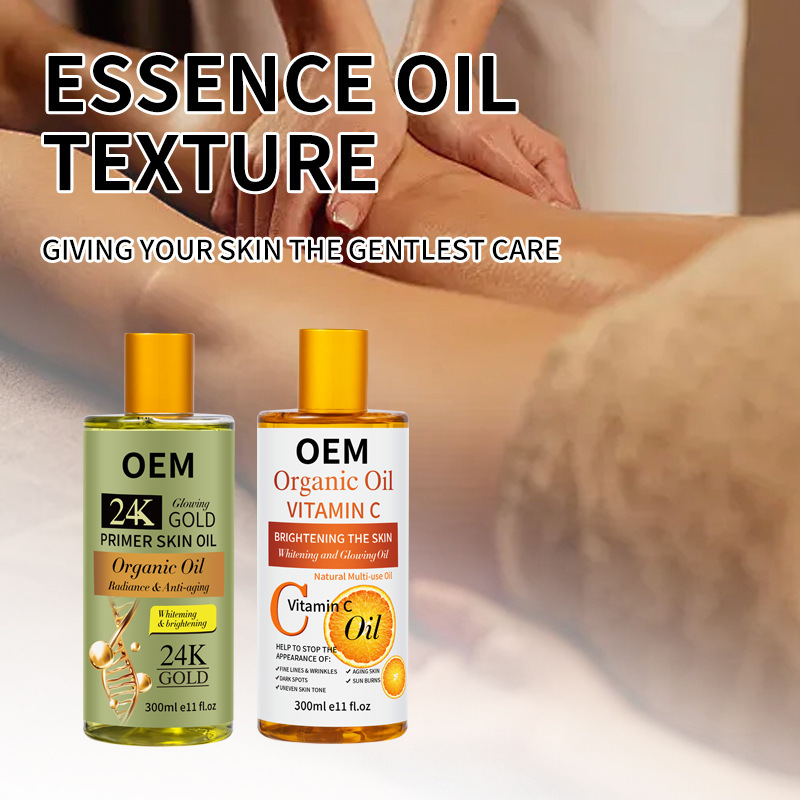 Our foreign trade factory offers OEM services for cross-border carrot essential oil, body SPA moisturizing, meridian-promoting massage, and almond massage oil Application Scenario