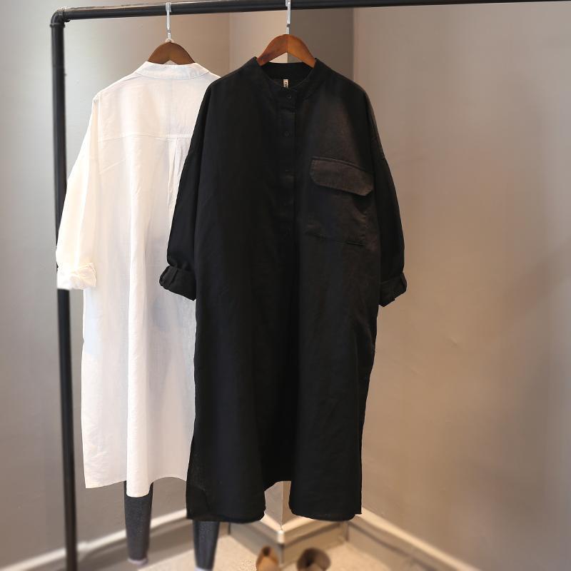Wholesale of new casual shirts, mid-length skirts and spring tops for women from the Cotton, Linen and forest series Specification image