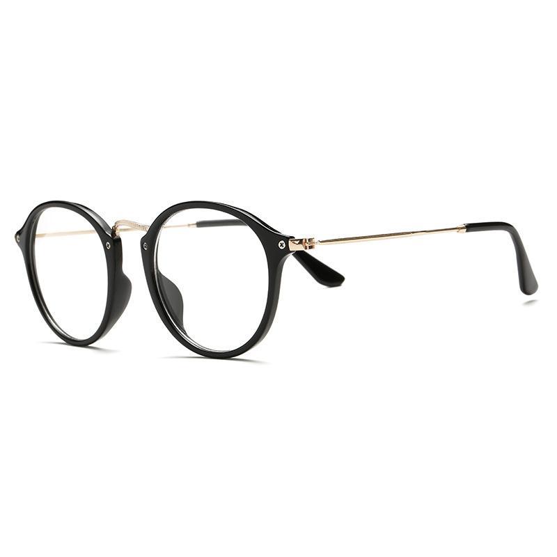 新款防蓝光眼镜框潮流眼镜架 复古文艺金属平光镜可配近视镜8807详情图4