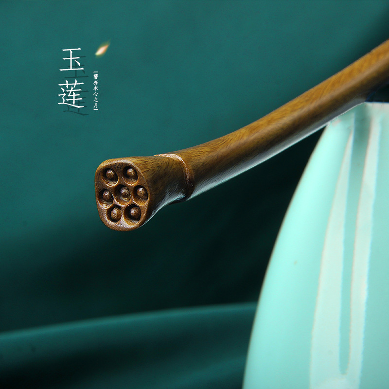 发簪/莲花发簪/发簪女士短款简约/发簪女士短款时尚/摆摊细节图