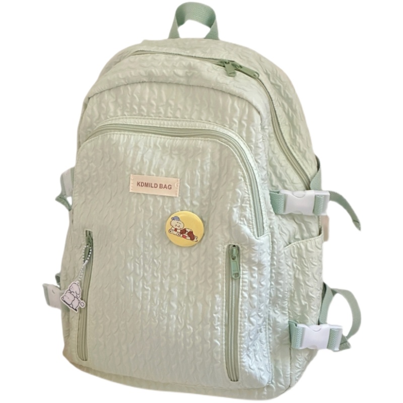 Japanese-style nylon schoolbag, waterproof ins backpack for junior high school students, backpack for senior high school students, high-end casual bag for women Application Scenario