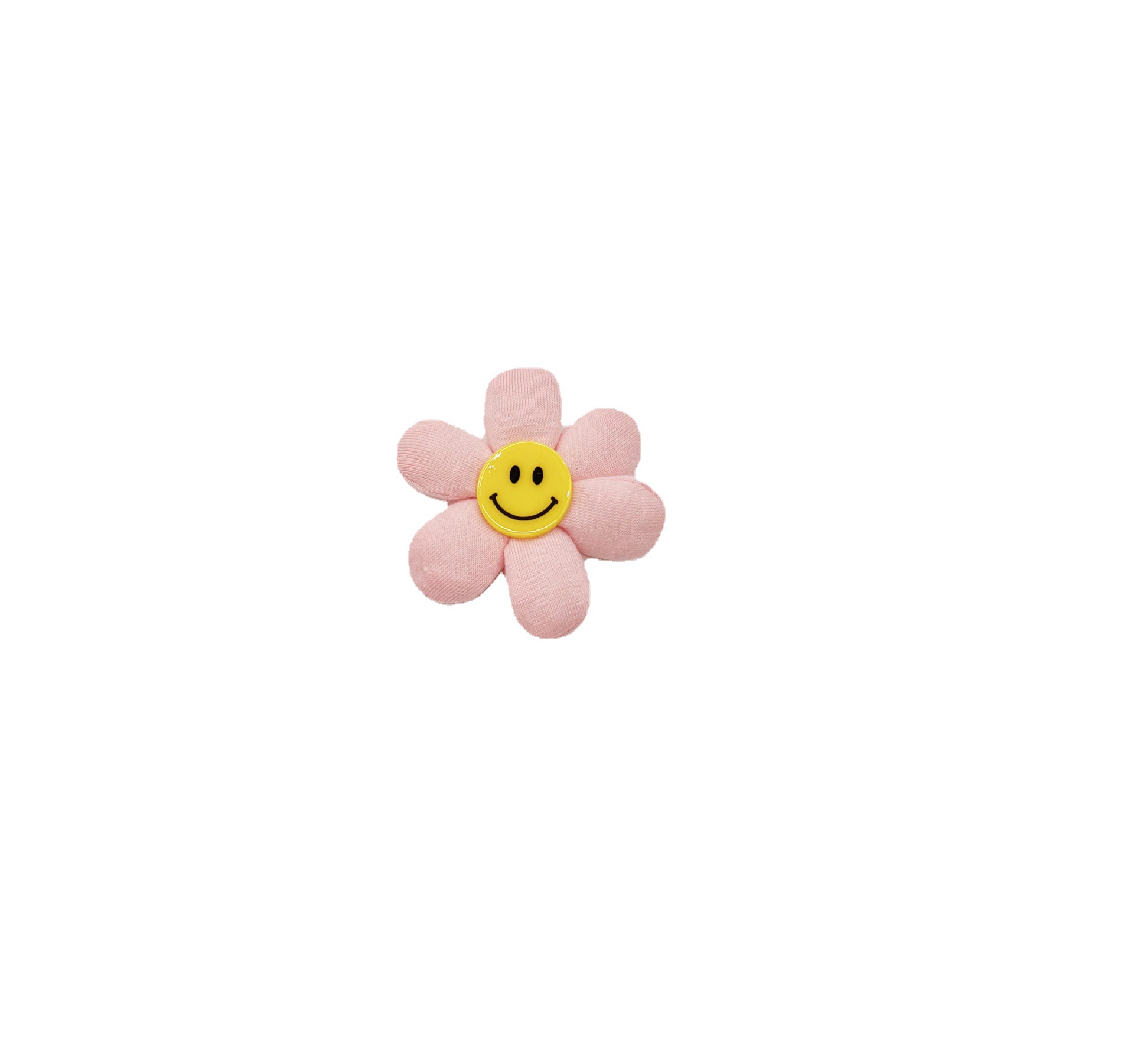 Spot Six Petal Flowers Sunflower Garden Style Cute Girl Bag Accessories Girl Headwear Diy Smiley Cloth Art Item Picture