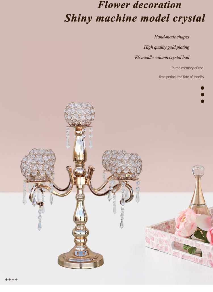 European vintage candle candlestick decoration Nordic ins romantic home table candlelight dinner table manufacturers direct sales details Picture