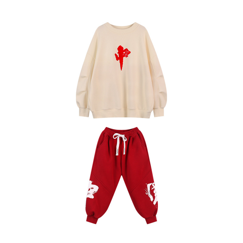 Children's set, Chinese-style boys' two-piece set, autumn wear, Zhongda children's sportswear, wholesale of spring and autumn children's clothing, first-hand supply Item Picture