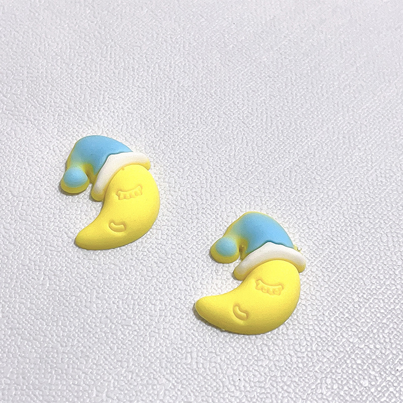 Pvc Soft Glue Star White Cloud Rainbow Jewelry Accessories Patch Cream Rubber Shoes Clothing Hair Accessories Diy Handmade Materials Application Scenario