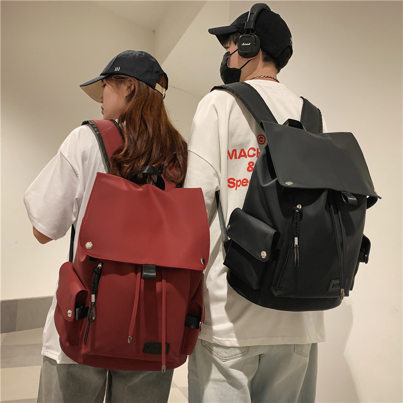 Backpacks for men, Japanese ins men's trendy brand, large-capacity casual travel bags, backpacks for women, cool and trendy schoolbags for college students details Picture