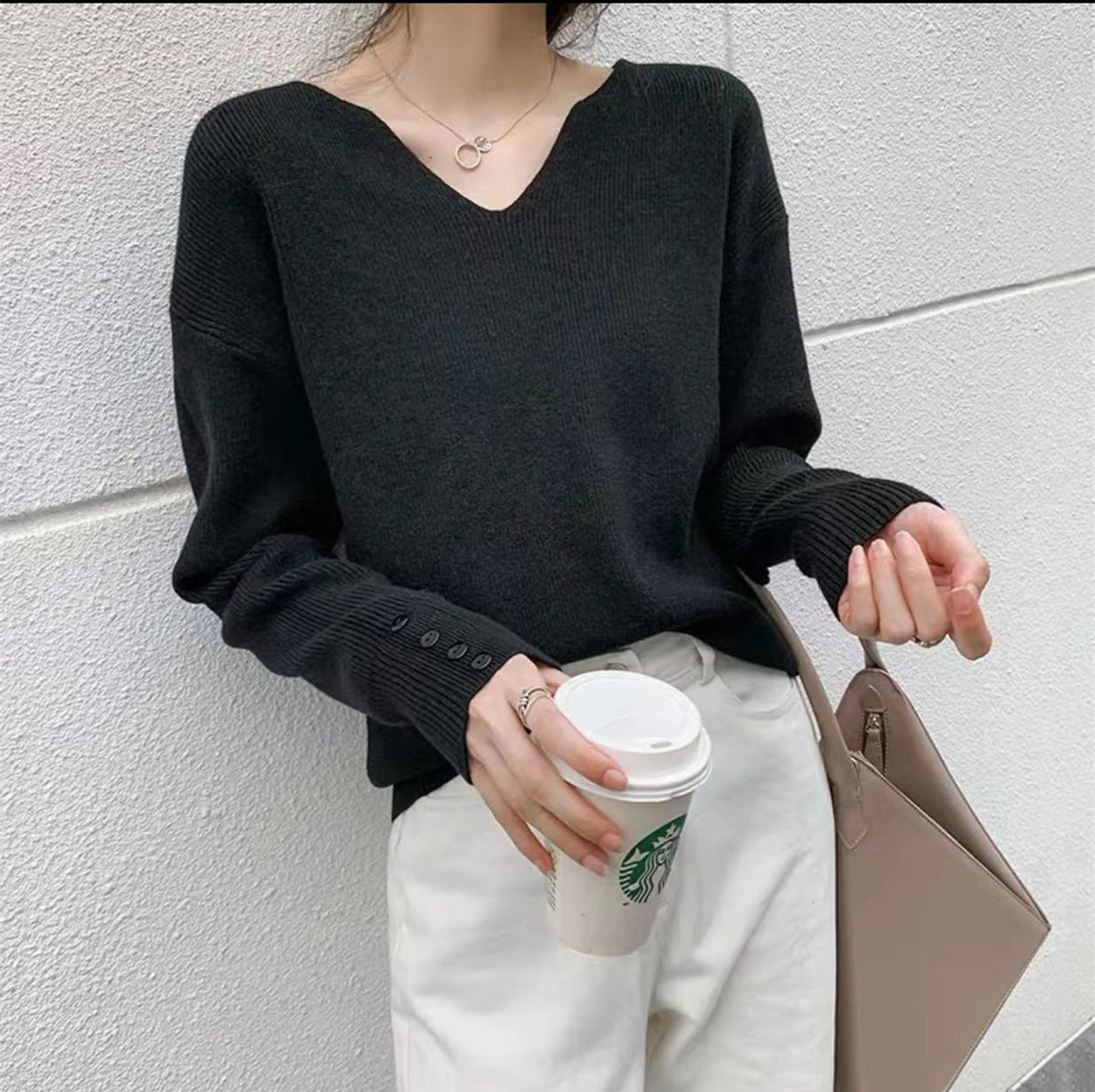 针织女打底衫/毛衣/针织衫/毛衣女/秋冬细节图