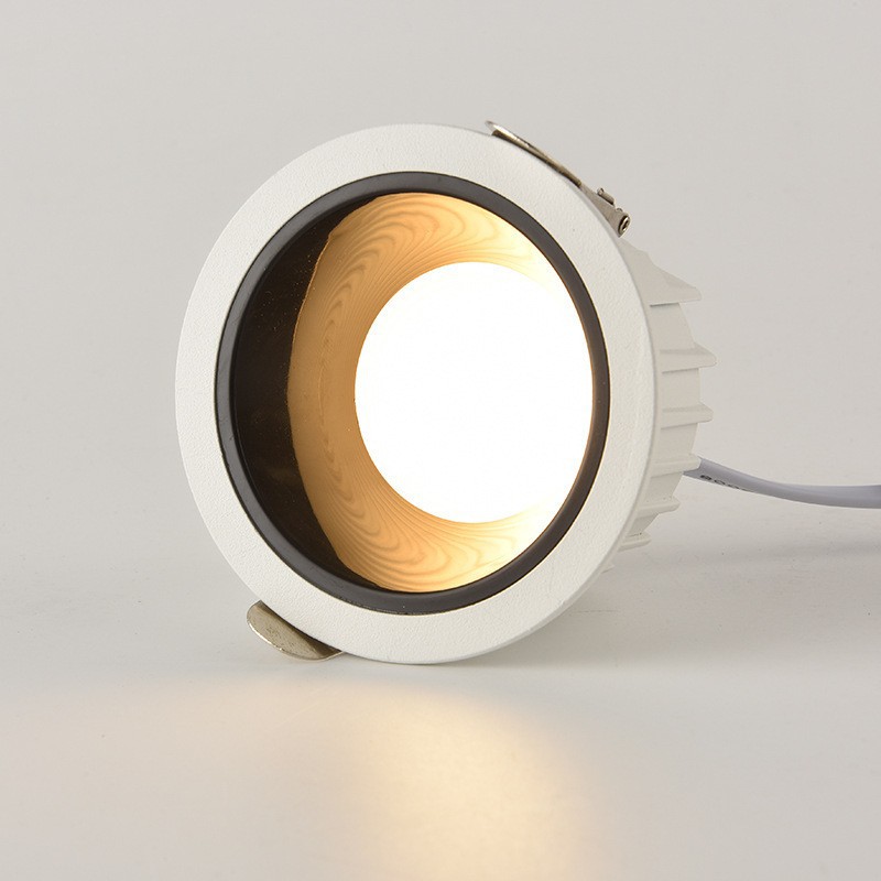 Full-spectrum downlight, embedded, ultra-thin household anti-glare, eye-protecting, anti-blue light ceiling light, wall-washing light, no main light, Zhongshan details Picture