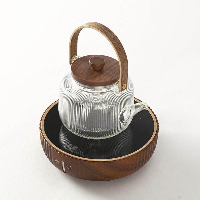 厂家电陶炉茶白底实物图