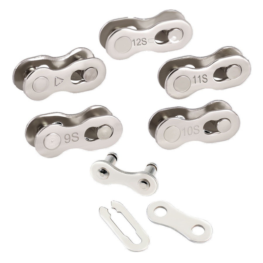 Chain magic buckle, chain quick-release buckle, mountain road bicycle chain, 8S/9/10/11/12 speed quick-release buckle Item Picture