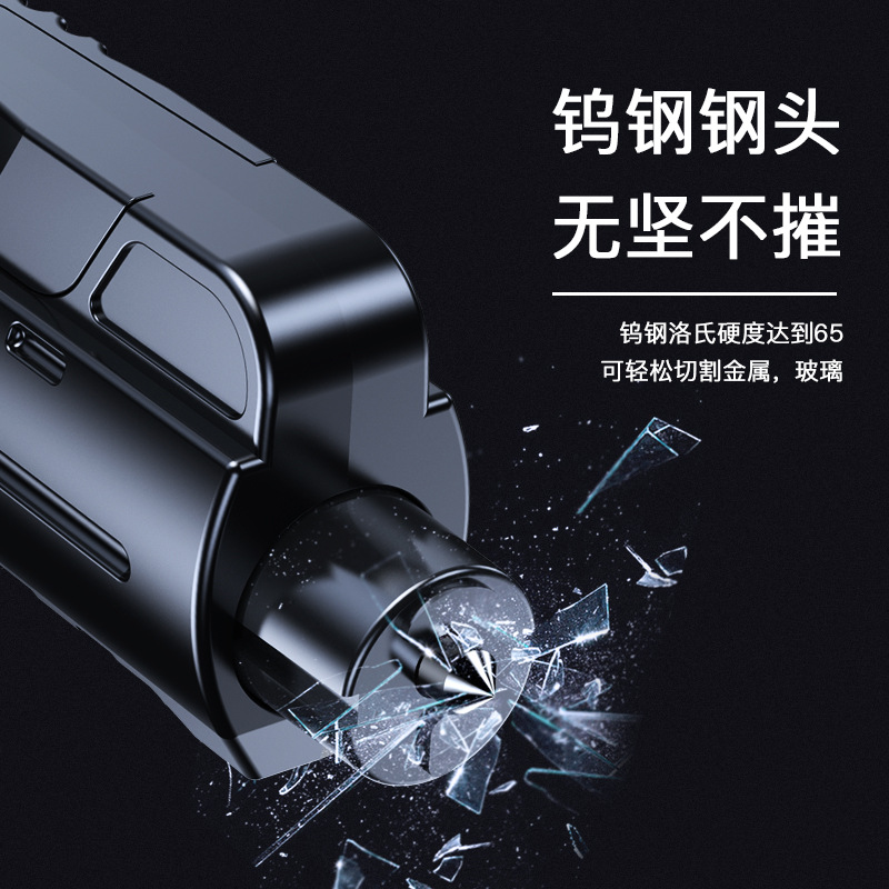 Car emergency tool safety hammer two-in-one car multi-functional rescue hammer car one second window breaker portable details Picture