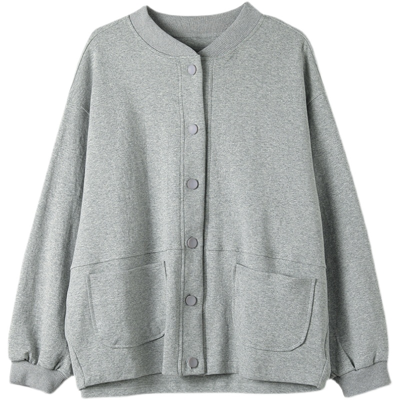 A 200-pound loose Korean-style hoodie for chubby girls and a slimming coat for chubby girls, a trendy early autumn new style Item Picture