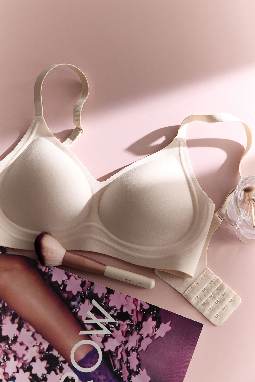 Cerotich兰精莫代尔软支撑内衣女夏季透气无钢圈收副乳防下垂文胸详情4