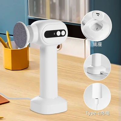 The new cross-border model of the electric foot massage device C2 is a two-in-one rechargeable electric foot massage device with a nano grinding head and a base thumbnail