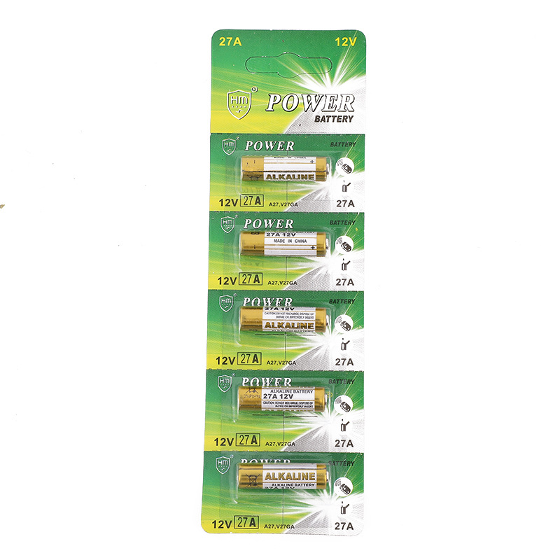 23A Battery 12V Alkaline 27A Full Capacity Remote Control Doorbell Shutter 27A 12V Toy 12V23a Battery Specification drawing
