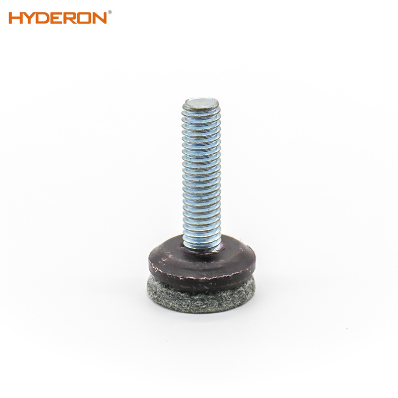 < Factory operated > Felt adjusting foot furniture adjusting foot metal section whole foot hex screw adjusting foot full figure