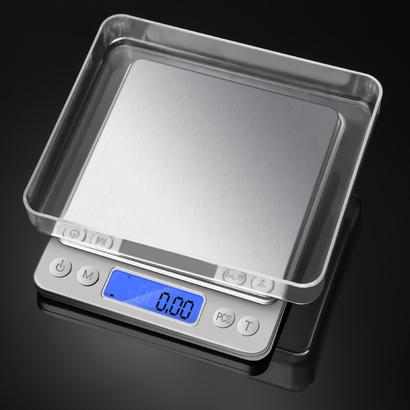 Household small electronic weight scale, kitchen scale, jewelry scale, milk tea shop supplies, baking scale, 0.1g high precision details Picture