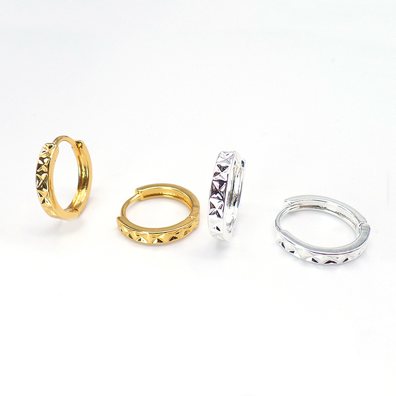 欧美时尚菱形/黄铜镀金银色产品图