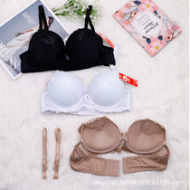 22 Japanese and Korean style hot style thick cup lace B cup bra foreign trade sexy cute women's underwear beautiful back Bra Bra
