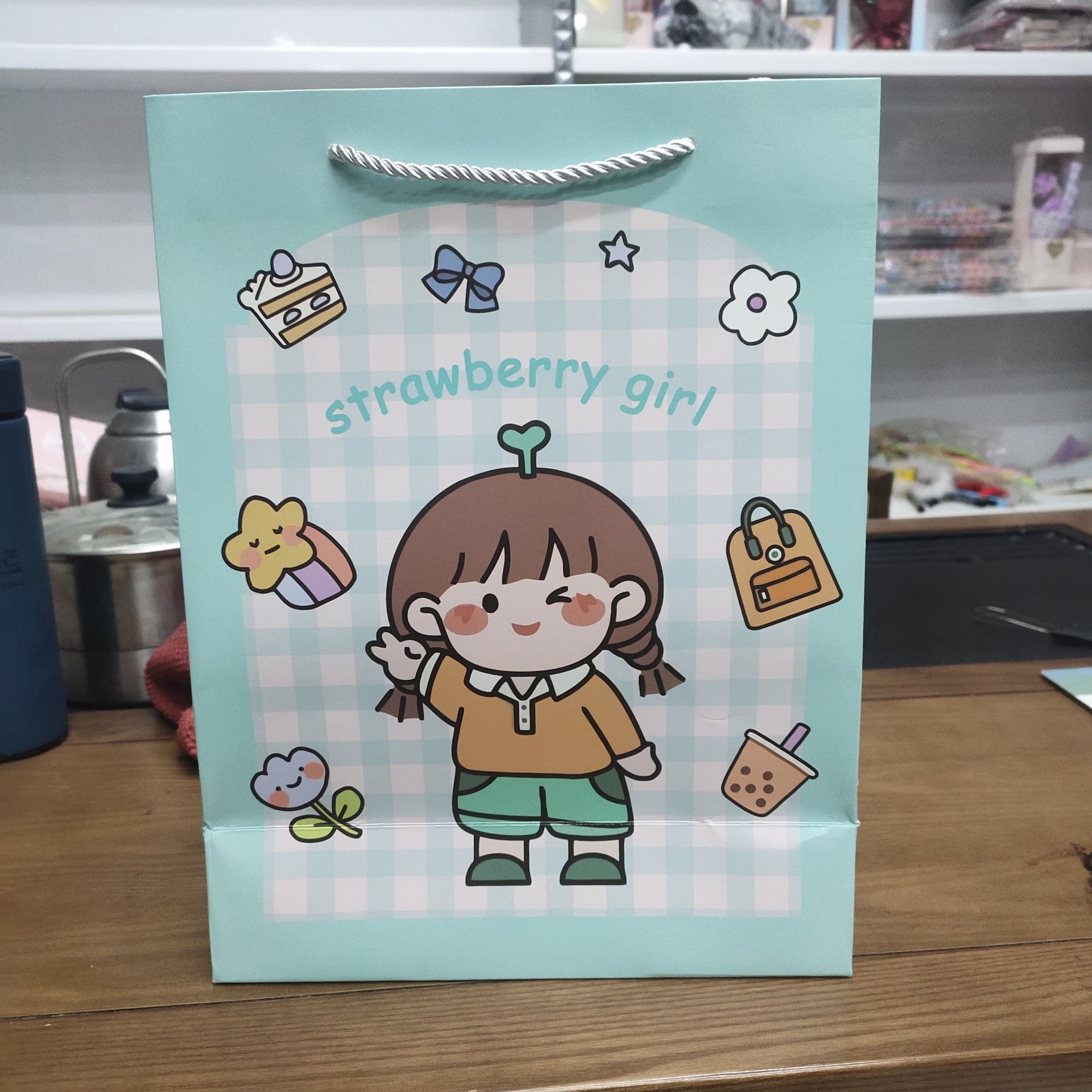 纸袋/羊驼礼品袋/食品袋/礼品袋/包装纸袋细节图