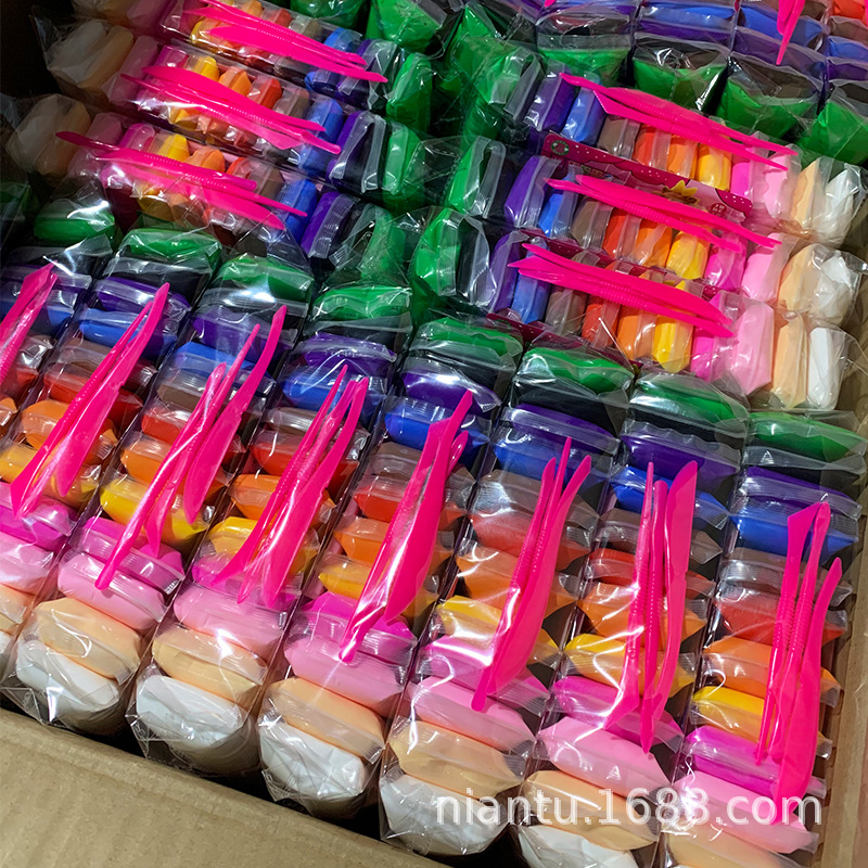 Manufacturers Wholesale Super Light Clay Clay 12 Color Clay 36 Color Clay 24 Color Space Clay Bag Light Clay Specification drawing