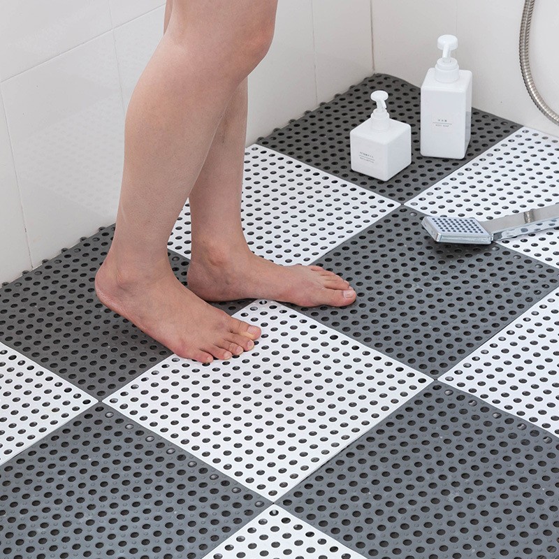 浴室防滑垫可拼接可裁剪淋浴地垫满铺厕所卫生间家用隔水脚垫子详情图1