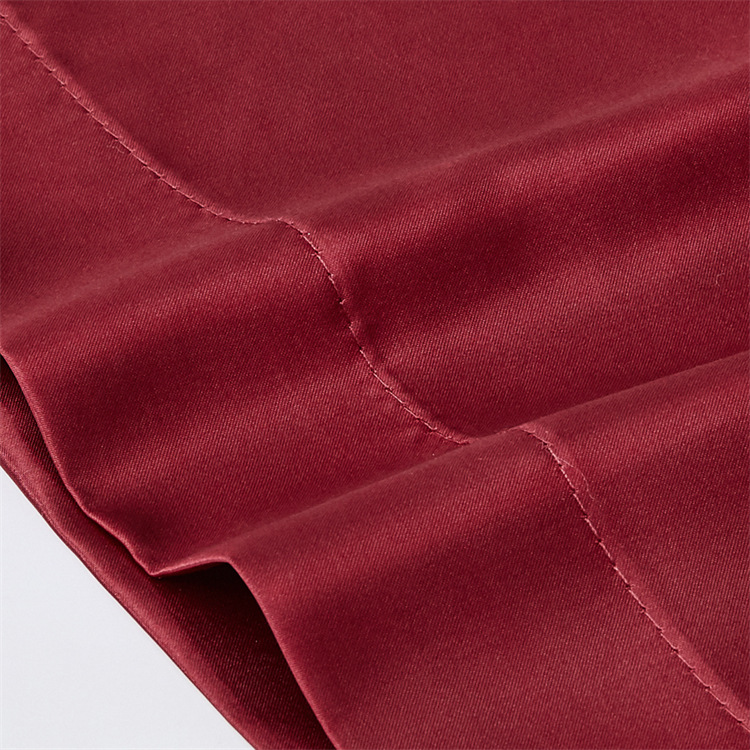 Cross-border foreign trade pure color silk pillowcase pillowcase envelope pillow wholesale a pair Specification drawing