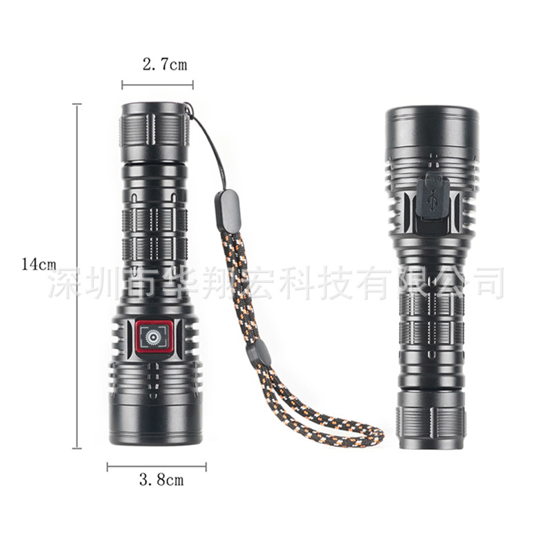 New G40 Flashlight Sst40 Lamp Bead Long-Range Focus Gun Handheld Treasure 21700 Integrated Warehouse Flashlight Item Picture