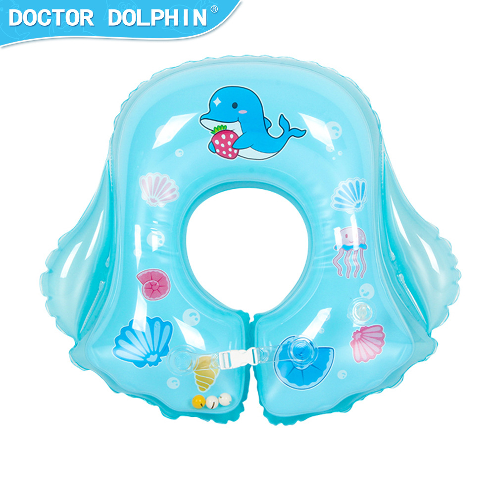 Doctor Dolphin Baby Swim Ring Underarm Ring Inflatable Baby Swim Ring Neck Ring Neck Ring Inflatable Neck Ring Application Scenario