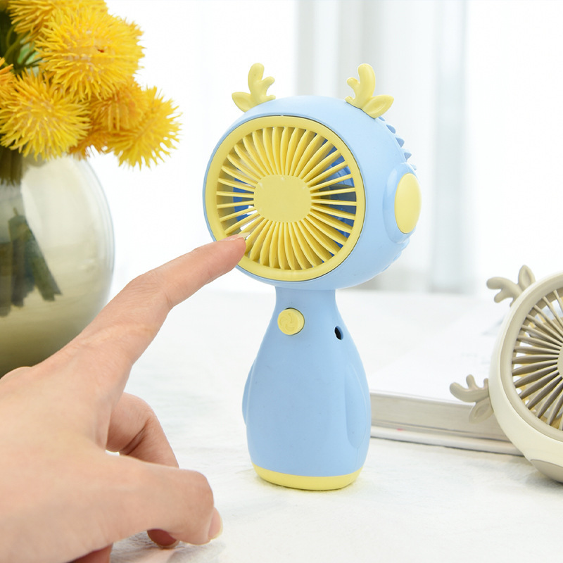 2024 Creative New Mini Children Handheld Small Fan Students Portable Usb Charging Interface Fan Wholesale Specification drawing